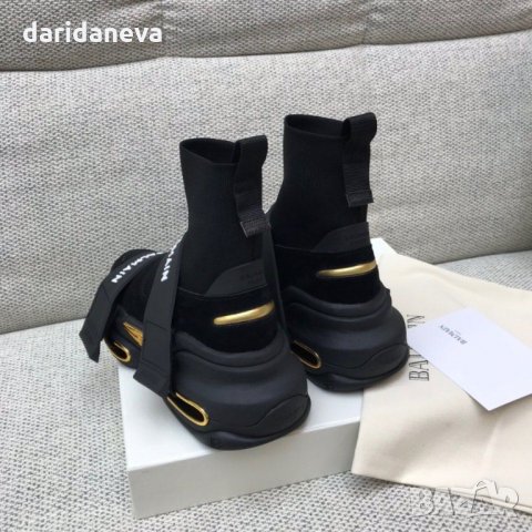 унисекс кецове/боти 35-45 Balmain реплика, снимка 6 - Дамски боти - 30036933