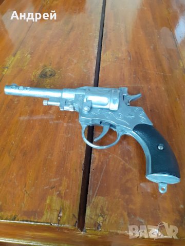 Стар детски метален пистолет #15, снимка 1 - Други ценни предмети - 31541363