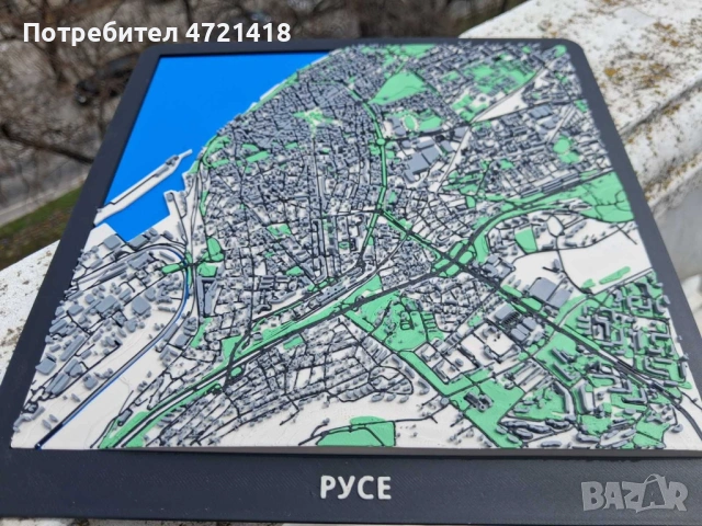 Русе на длан! Аристократизъм и релеф в 3D декоративен макет, снимка 7 - Декорация за дома - 54147872