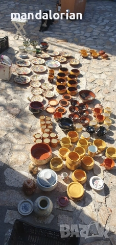 Българска керамика - сервиз,чаши, чинии, вази, купи, 