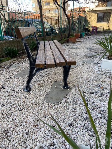 Градинска пейка, снимка 5 - Градински мебели, декорация  - 39556046