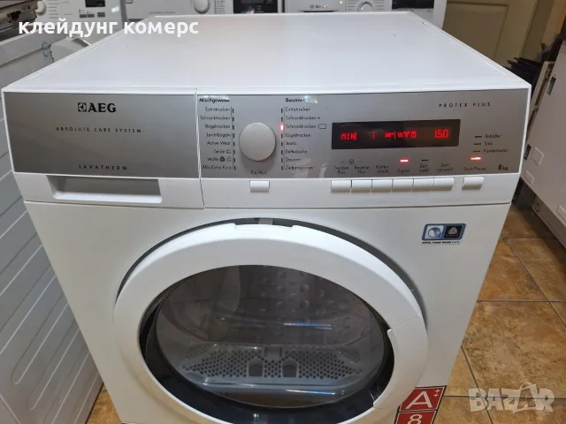 Сушилня с термопомпа AEG PROTEX PLUS 8кг. А+++, снимка 4 - Сушилни - 56313150