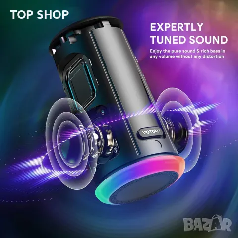 Нов Bluetooth Водоустойчив високоговорител Колонка 16W стерео звук, снимка 5 - Bluetooth тонколони - 49956822