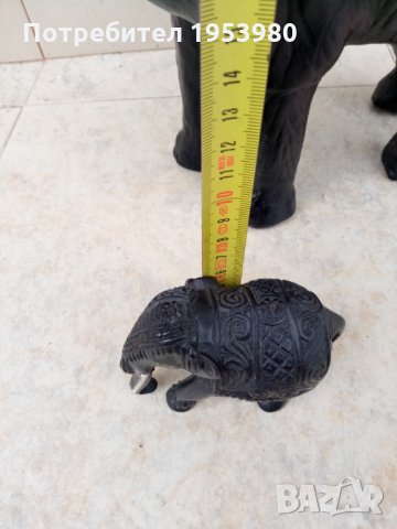 Две статуетки на слонове, снимка 5 - Антикварни и старинни предмети - 31771293