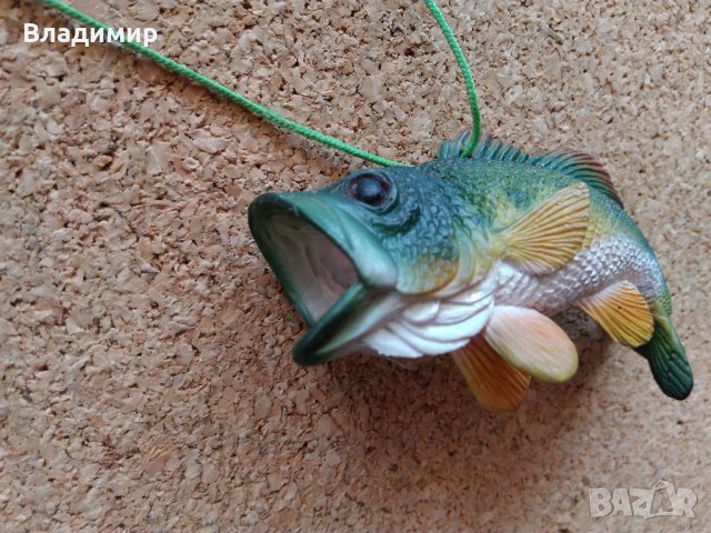 Сувенир -  риба бас (Largemouth Bass), снимка 3 - Такъми - 36683462