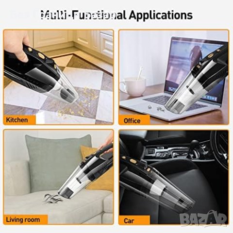 Нов Универсален Вакуум за Сухо/Мокро Почистване с Бързо Зареждане Ръчна Прахосмукачка, снимка 6 - Прахосмукачки - 44248619