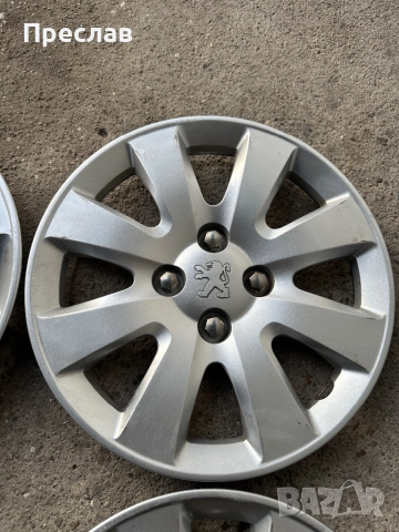 4 броя оригинални тасове за Peugeot 207 15, снимка 3 - Аксесоари и консумативи - 52729778