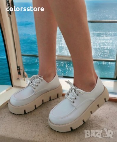 Равни обувки - бежова кожа - BZ7