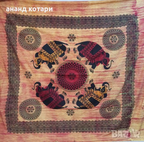 Ръчно изработени индийски чаршафи-1,2,11,12,13,14, снимка 3 - Покривки за легло - 38235667