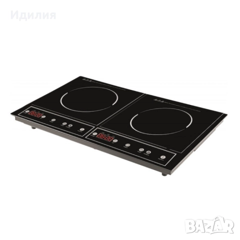 Двоен индукционен котлон Royalty Line RL-DIP4000.2 - 1400W+2000W, 80°C- 270°C, Кристална плоча, снимка 6 - Котлони - 51717635