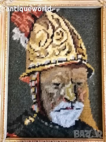 Барокова Картина , Гоблен , РЕМБРАНД , Мъжът с Златния Шлем, снимка 3 - Антикварни и старинни предмети - 35272033