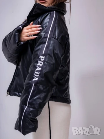 дебело кожено яке prada , снимка 5 - Якета - 51165281