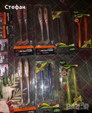 Силиконови примамки за LIVE sonar , снимка 2 - Такъми - 53012099