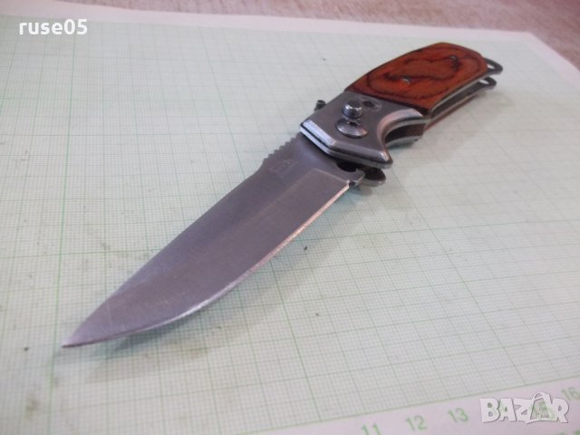 Нож сгъваем полуавтоматичен с калъф, снимка 4 - Ножове - 30923656
