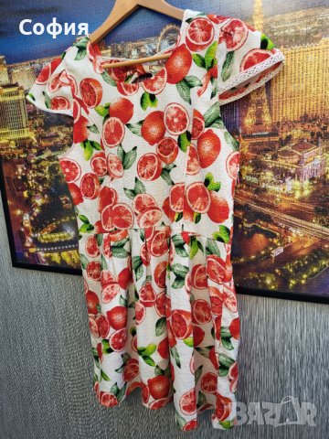 Лятна шарена рокля, снимка 4 - Рокли - 38697700