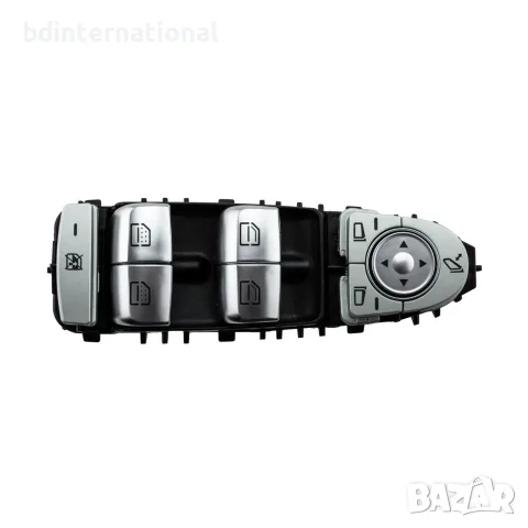 Бутон ключ за ел.стъкла, Mercedes-Benz W213, C257, W222, Черен, 3 ПИН, снимка 3 - Части - 56062094