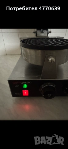 Професионален гофретник, снимка 3 - Гофретници - 53899349