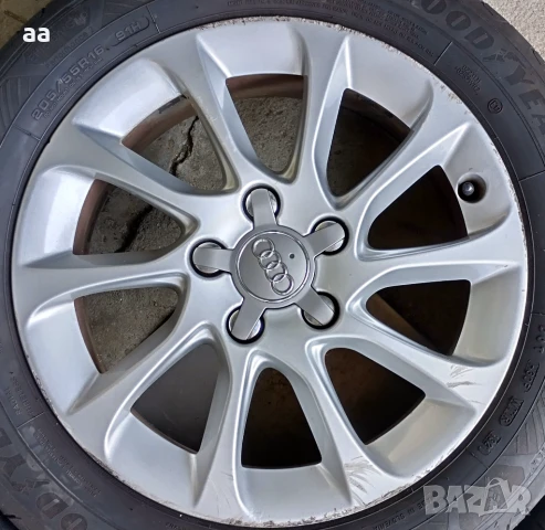 Продавам оригинални лети джанти 16" за Audi, снимка 5 - Гуми и джанти - 50629212