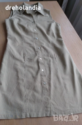 Зелена ленена туника ( рокля ) - RIFLE - M