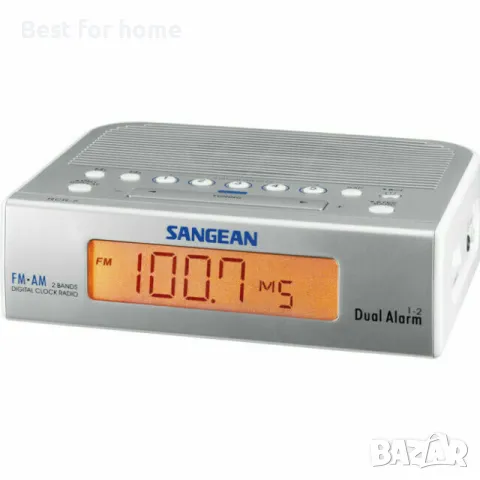 Радио с часовник Sangean RCR-5 Radio Alarm Clock, снимка 3 - Радиокасетофони, транзистори - 49044662