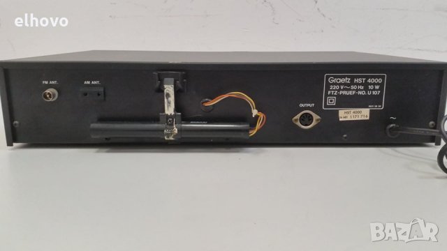 Стерео тунер Graetz HST 4000, снимка 7 - Ресийвъри, усилватели, смесителни пултове - 30414578