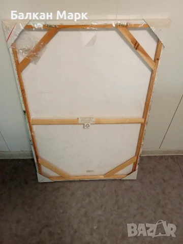 Абстрактна картина 60x90 см върху дървена рамка, снимка 2 - Картини - 50796833