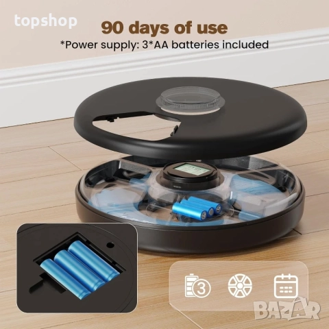 ЧИСТО НОВА BEMOONY F19L автоматична хранилка за котки с мокра храна: Безжичен дозатор за храна..., снимка 5 - За птици - 51563148