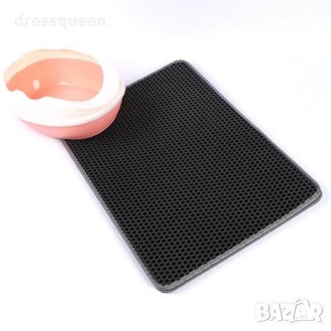 2738 Водоустойчива постелка за пред котешка тоалетна двупластова, снимка 13 - За котки - 30527950