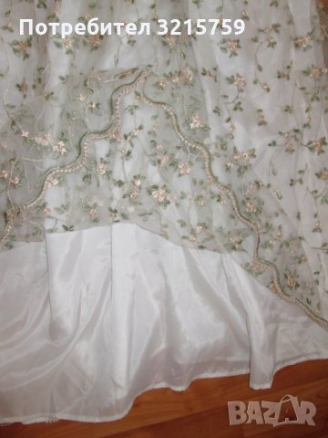 Нова официална рокля макси мода XXL,дантела с бродерия, снимка 6 - Рокли - 35558700