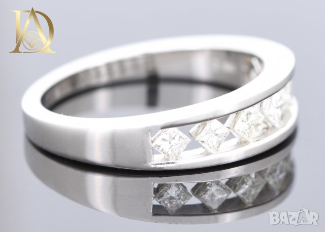 Нов Златен Пръстен с 0.55кт Естествени Диаманти, снимка 4 - Пръстени - 42863189