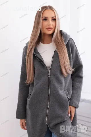 Дамски дълъг изолиран суичър, 15цвята , снимка 16 - Суичъри - 48481663