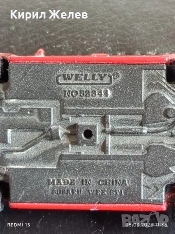 Метална количка SUBARU WRZ много красива за КОЛЕКЦИОНЕРИ 43109, снимка 8 - Колекции - 49369834