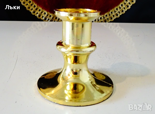 Шведски настолен свещник 6 см. , снимка 2 - Декорация за дома - 54305900