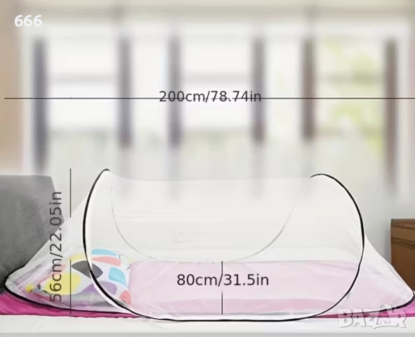 Изскачащ комарник, снимка 8 - Други стоки за дома - 52585182