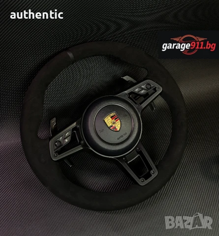 Алкантара Волан Порше Porsche GT3 911 Cayenne Cayman Panamera Carrera Boxter 991 997, снимка 6 - Аксесоари и консумативи - 49215506