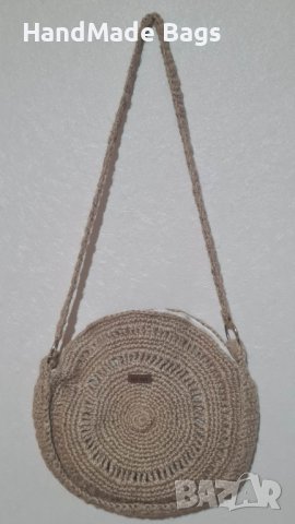 Плетена чанта: Ръчно изработени дамски чанти: Дамска чанта, снимка 12 - Чанти - 40538861