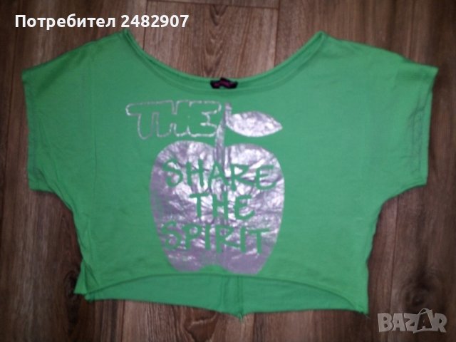 Къса дамска блуза, снимка 2 - Тениски - 40829247