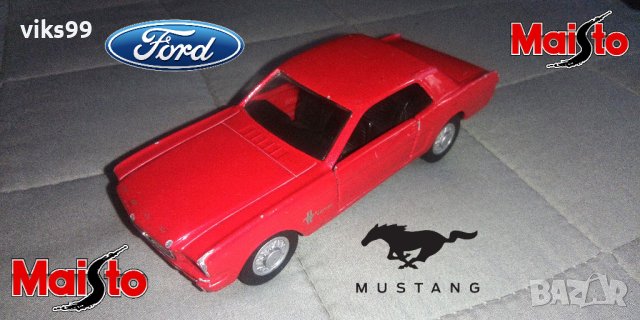 ’65 Ford Mustang 1/39 By Maisto