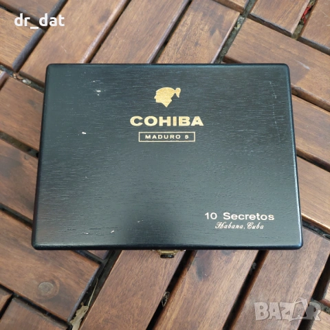 Малка кутия от пури Cohiba Maduro - хумидор