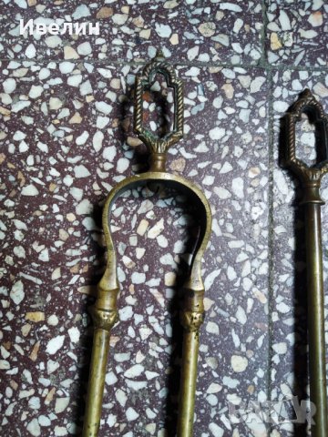 комплект за прибори за почистване на камина, снимка 2 - Антикварни и старинни предмети - 29800992