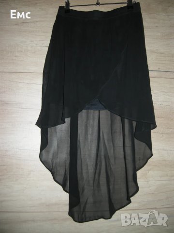 Черна пола Stradivarius