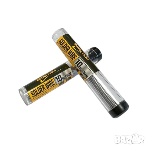 Комплект 2 флакона тинол Ø1 mm Sn60/Pb40, снимка 2 - Аксесоари и консумативи - 55867389