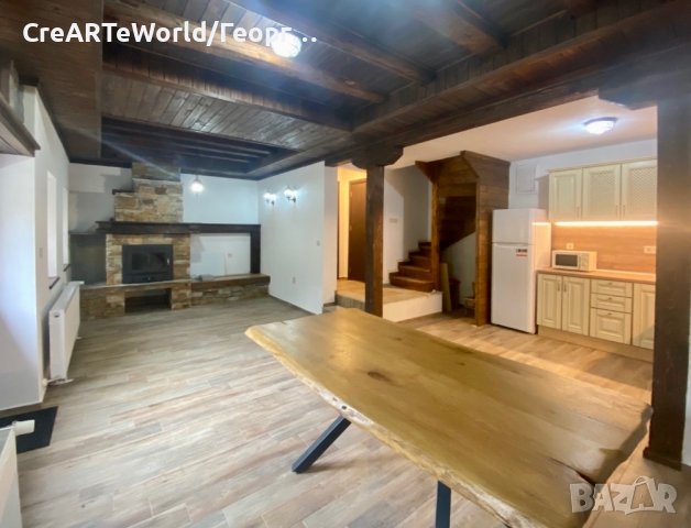 Трапезна маса масив Скандинавски стил / Рустик стил, снимка 2 - Маси - 30484633