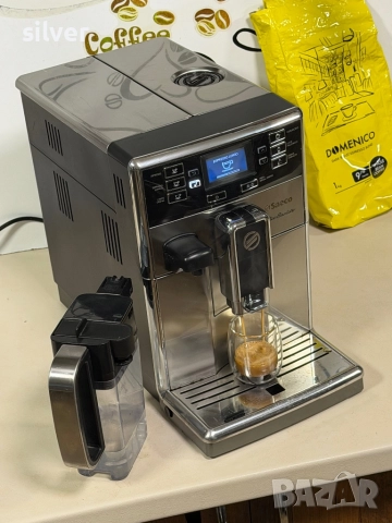 Кафемашина кафе автомат Saeco PicoBarista с гаранция, снимка 3 - Кафемашини - 52518576