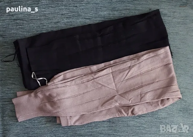 Два броя / Клин със съдържание на вълна, ефект на бримки / унисайз 