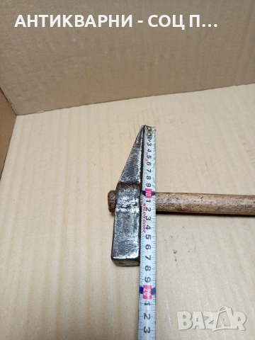 Соц Стар Каменоделски Инструмент Чук 0.850кг., снимка 10 - Антикварни и старинни предмети - 52665832