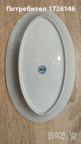 Порцеланови чинии Горски слез на Разград , снимка 11 - Чинии - 48991232