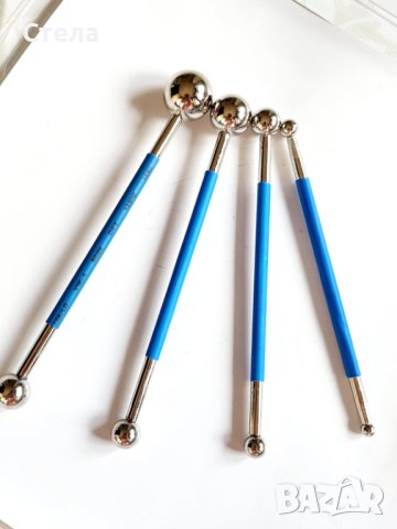 4бр двустранни инструменти с кръгли главички за моделиране, снимка 3 - Други инструменти - 44265109