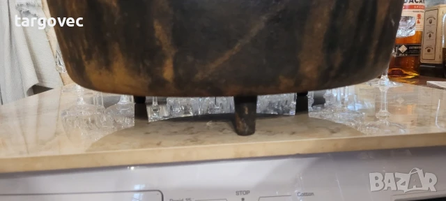 голям трикрак чугунен казан тенджера, снимка 2 - Газови котлони - 51071957