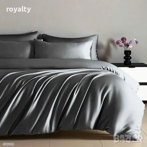 Луксозен комплект от висококачествен памучен сатен Различни цветове , снимка 8 - Спално бельо - 49065397
